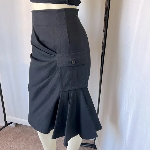 Byron Lars Beauty Mark Black Skirt - Picture 2 of 6